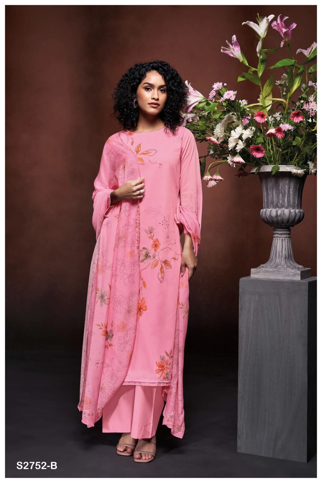 Ganga Vihana 2752 Premium Voil Printed Wholesale Fancy Salwar Suit Catalog — Wholesale Salwar Suits, Ganga wholesale from Surat - Gallery Image 4